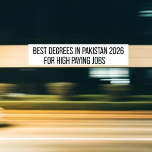 “Best Degrees in Pakistan 2026 for High Paying Jobs”