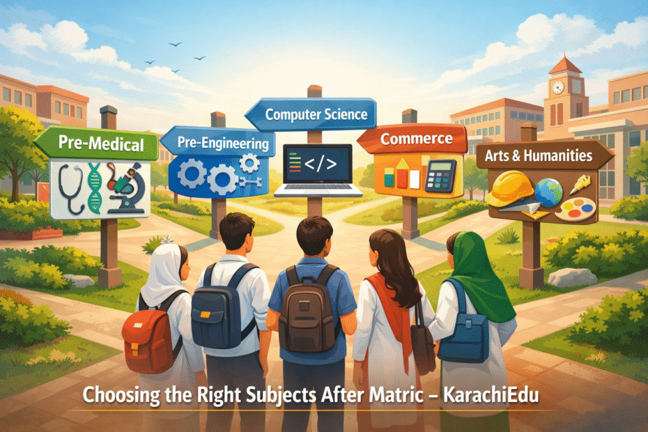 Choosing the Right Subjects After Matric - KarachiEdu