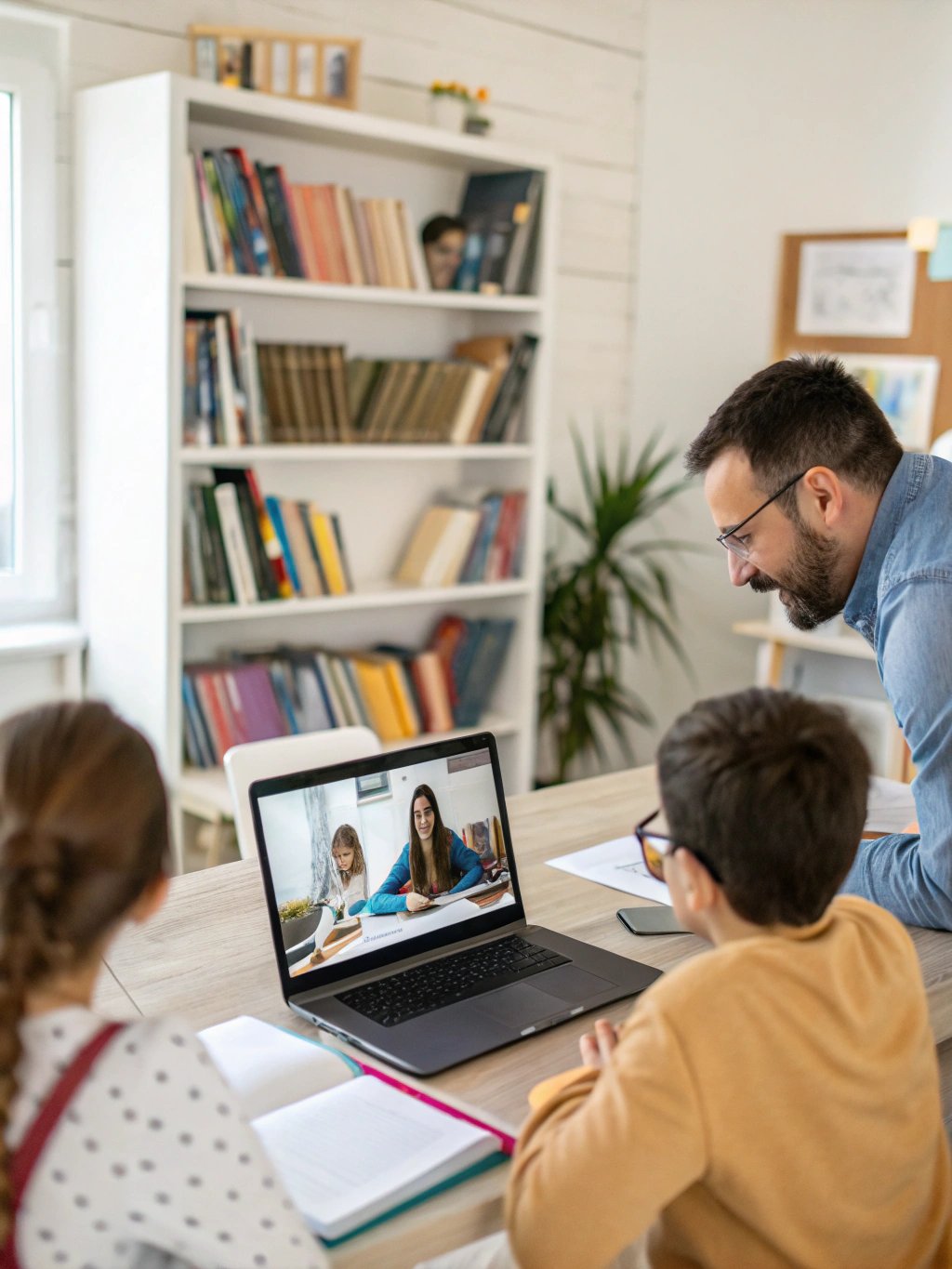 Live Q&A session with teacher and students